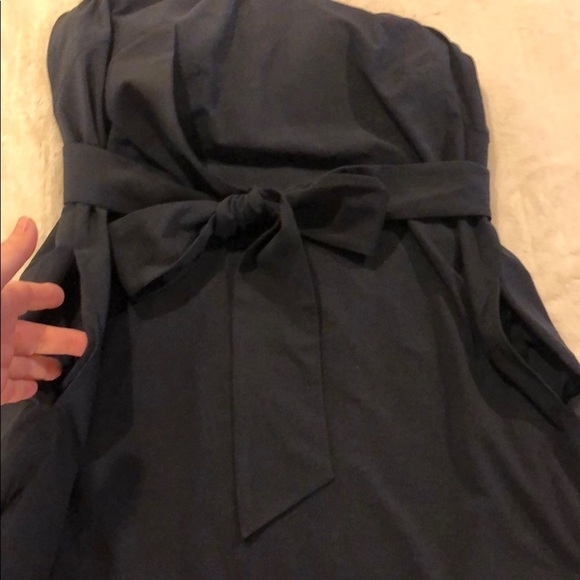 16 Athleta -BLACK- strapless, stretchy, belted NWOT - Picture 4 of 14